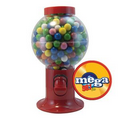 Red Gumball Machine Filled w/ Gum